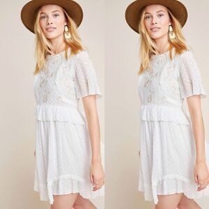 💯 ANTHROPOLOGIE Basilia Embroidered Tunic